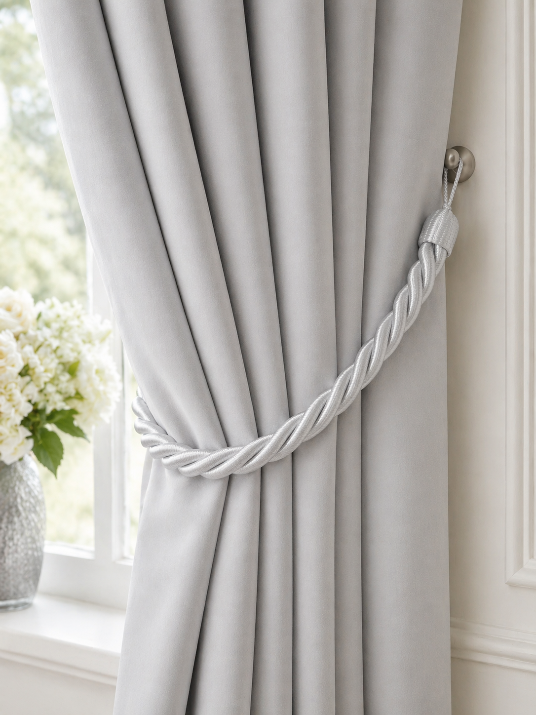 Тримач для штор ROPE TIEBACK L89 (Silver)